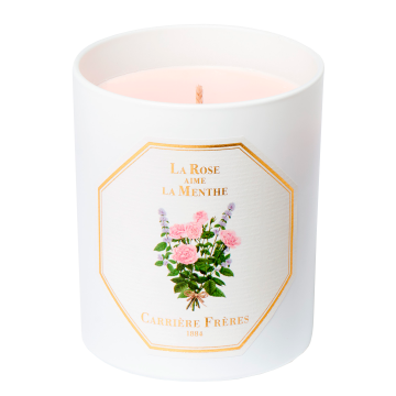 Bougie parfumée La Rose aime la Menthe