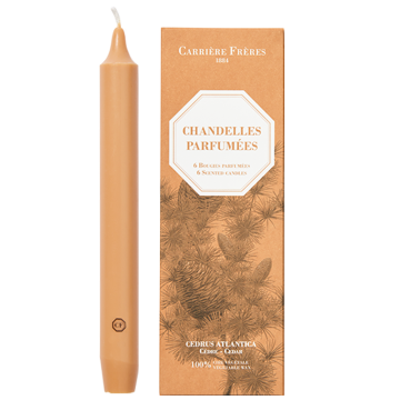 Chandelles Parfumées Cèdre