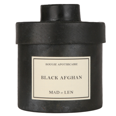 Mad et Len - Bougie Black Afghan