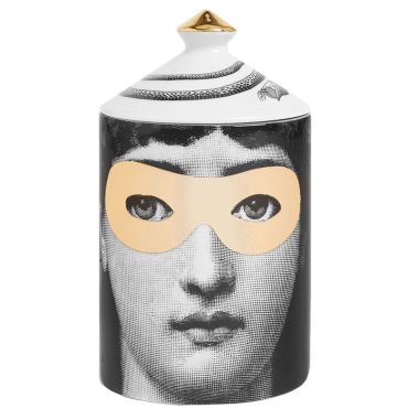 Fornasetti - Bougie parfumée Frutto Proibito - Se Poi (310g) - Motif Mascherina
