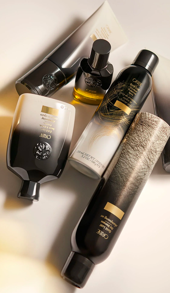 packaging by Oribe